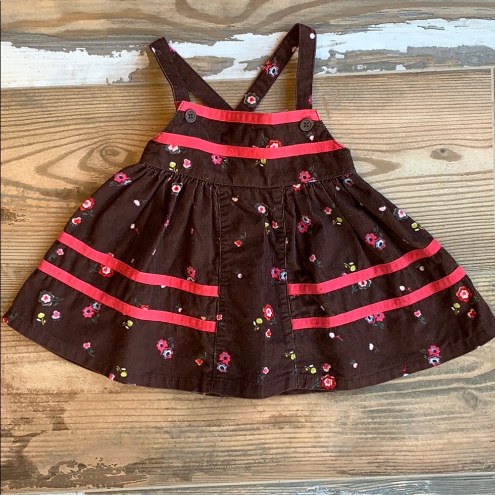 Tea Collection brown corduroy romper